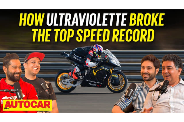 Ultraviolette co-founders speak on F99 top speed record video